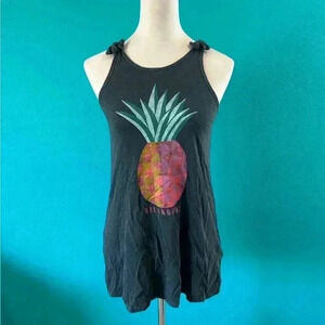 Billabong grey pineapple tank top in size medium